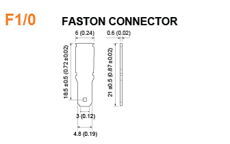Faston connector